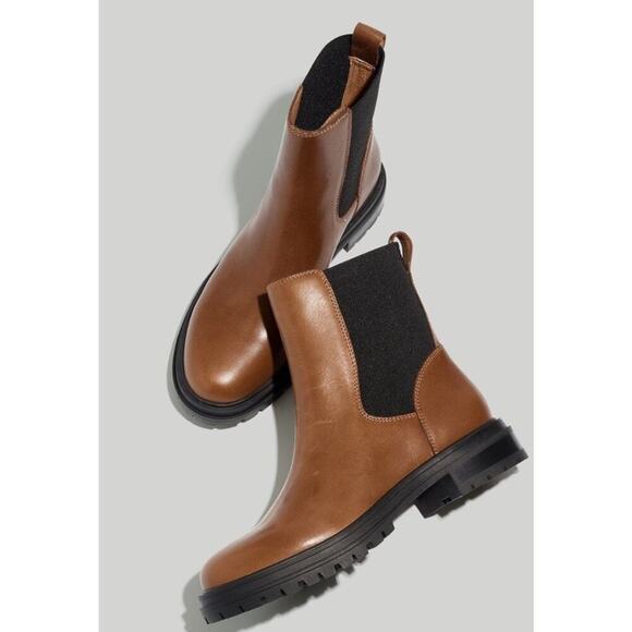 Madewell Shoes - Madewell The Bradley Chelsea Lugsole Boot in Stable Size 7.5